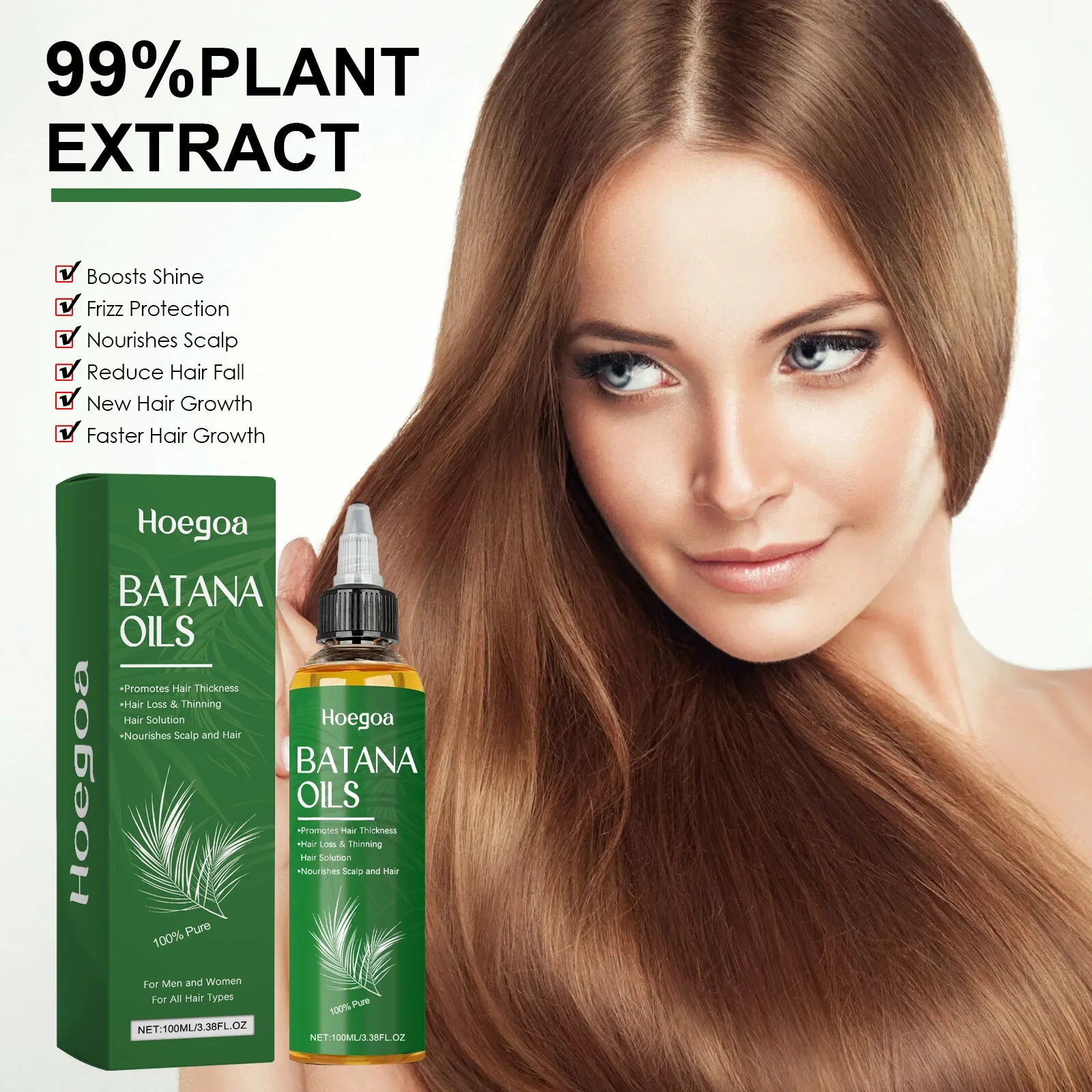 Batana Hair Oils Repairing Damaged Scalp Essential Treatment Strengthening Smooth Reducing Loss Removes Dandruff Hair Growth Oil