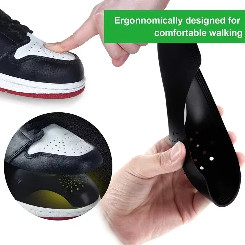 4Pcs Crease Protector Shoe Head Stretcher Sneaker anti Crease Wrinkled Fold Shoe Support Toe Cap Sport Crease Protector Dropship