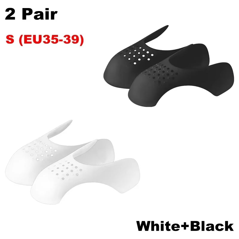 4Pcs Crease Protector Shoe Head Stretcher Sneaker anti Crease Wrinkled Fold Shoe Support Toe Cap Sport Crease Protector Dropship