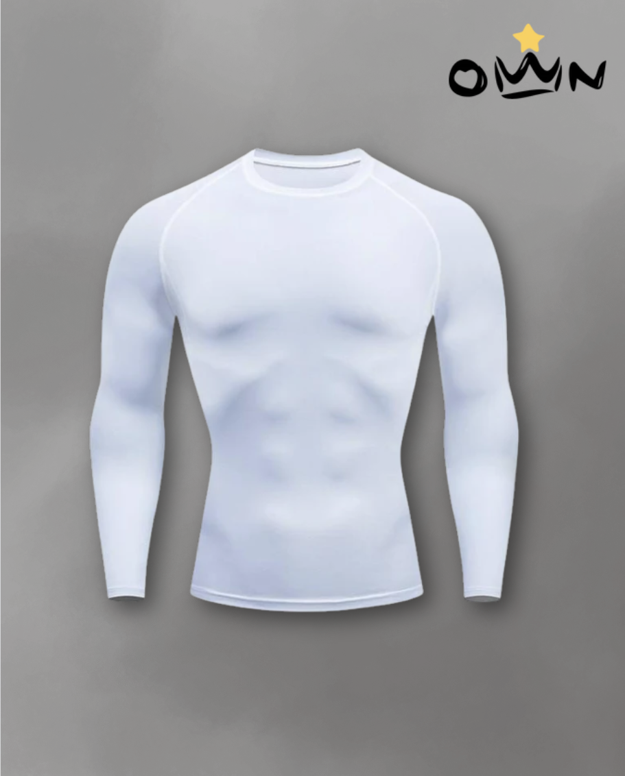 Men'S UPF 50+ Long Sleeve Compression Shirts, Water Sports Rash Guard Base Layer, Athletic 3 pack Workout Shirt