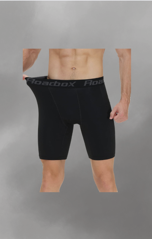 Men'S Compression Shorts with Pockets, 3 Pack 9'' Performance Running Base Layer for Workout Sports Underwear