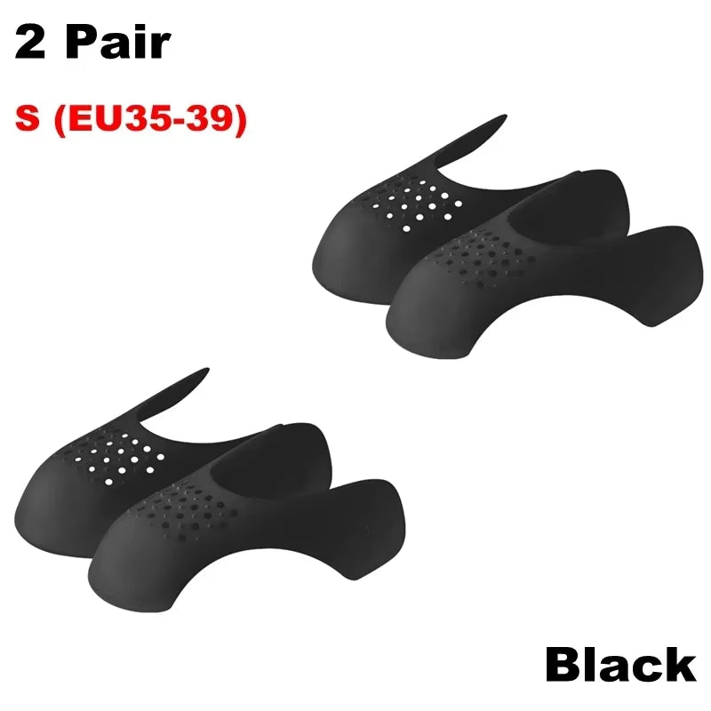 4Pcs Crease Protector Shoe Head Stretcher Sneaker anti Crease Wrinkled Fold Shoe Support Toe Cap Sport Crease Protector Dropship
