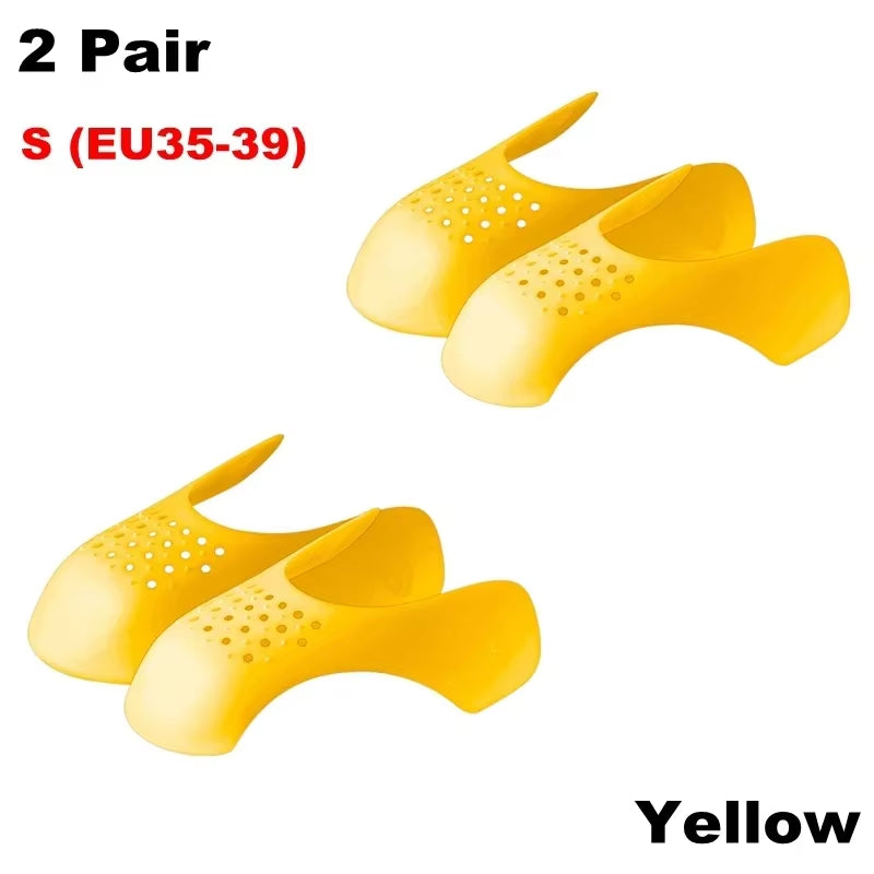 4Pcs Crease Protector Shoe Head Stretcher Sneaker anti Crease Wrinkled Fold Shoe Support Toe Cap Sport Crease Protector Dropship